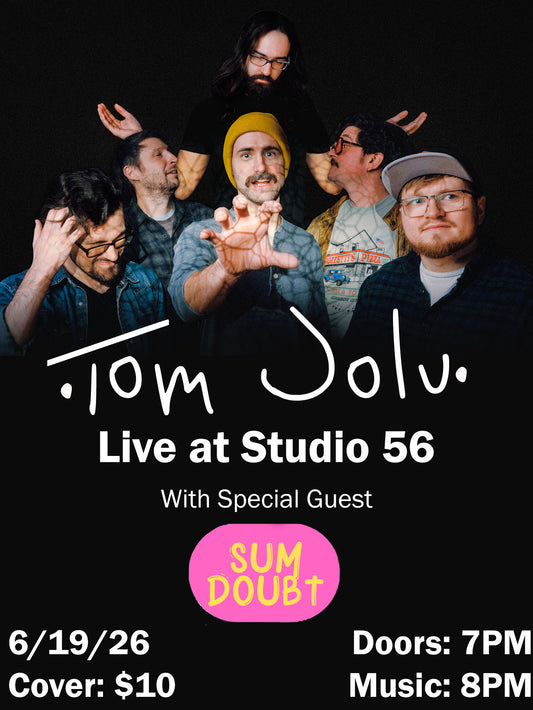 Ticket for Tom Jolu Live Album Recording at Studio 56!