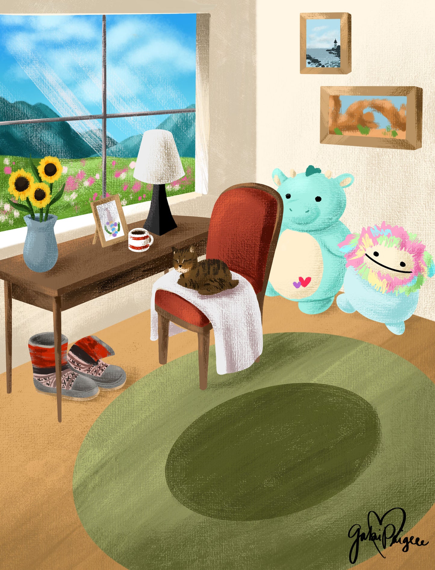 Sunshine Poster+Keychain Combo